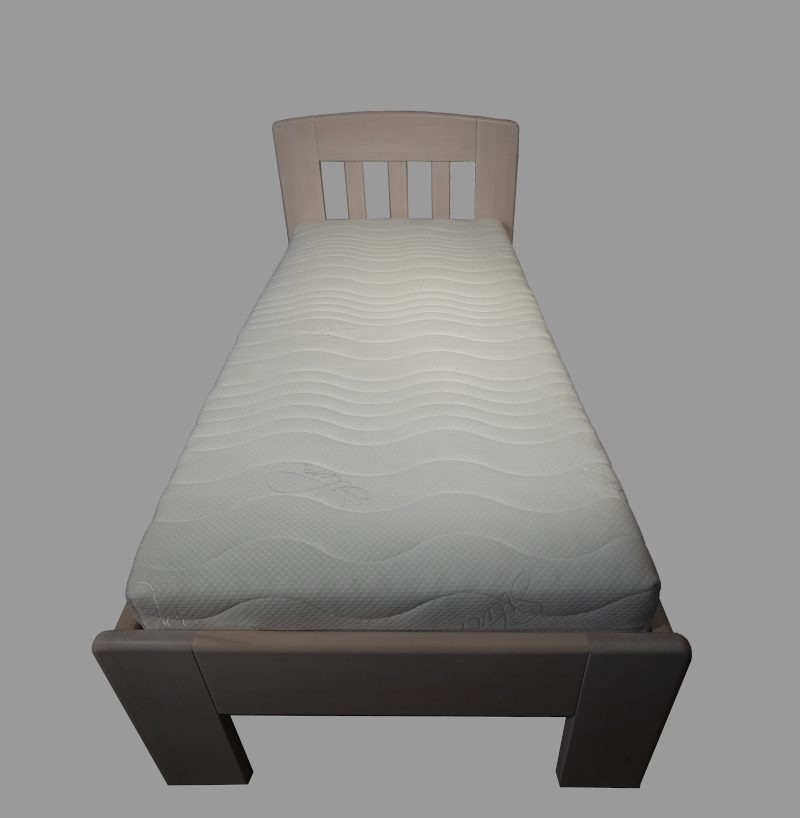 JITKA - JEDNOLŮŽKO MASIV BUK, Nízké čelo, bez úložného prostoru